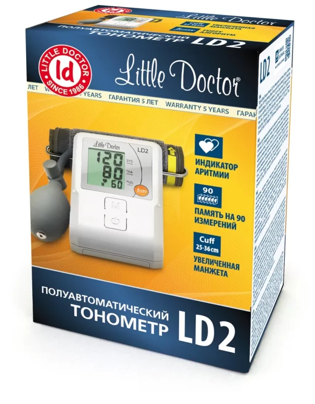 Тонометр Little Doctor LD2 в упаковке